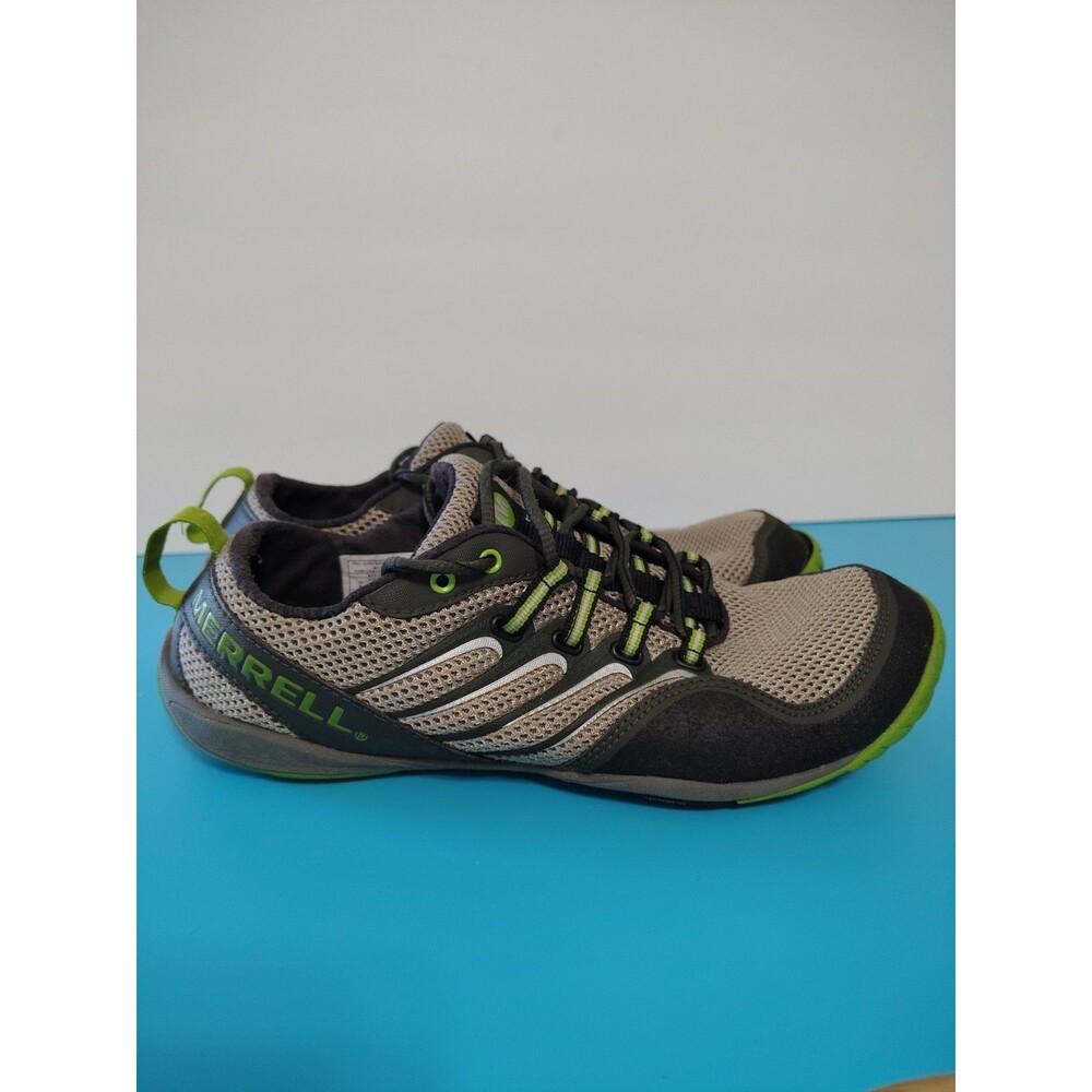 Mens Merrell Trail Glove Sz 8 Deep Olive & Kryptonite Vibram Trail Running Shoes